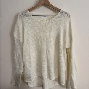 Lovers + Friends Soft Cream Knit Sweater